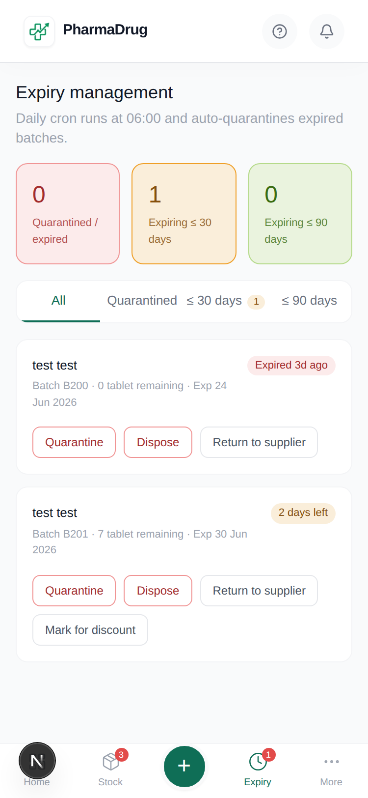 Expiry Mockup